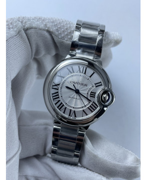 (준비완료/특급배송)NO.2233/AF공장 까르띠에 발롱블루 33MM 화이트 텍스트다이얼