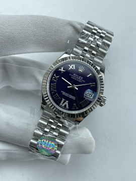 (준비완료/특급배송)NO.3655/QP공장 롤렉스 데이저스트 31mm 여성용 시계 오베르진 다이얼 플루티드 베젤 쥬빌레 밴드