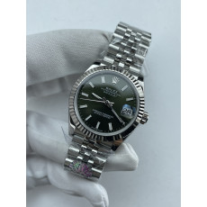 (준비완료/특급배송)NO.3657/QP공장 롤렉스 데이저스트 31mm 여성용 시계 그린 바인덱스 다이얼 플루티드 베젤 쥬빌레 밴드